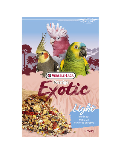 VERSELE-LAGA Exotic Light leicht geröstete Samenmischung für Papageien 750 g