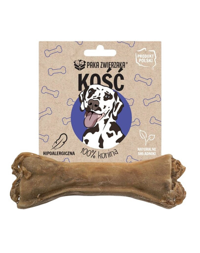 PAKA ZWIERZAKA Knochen 100% Pferdehaut 12cm 50g