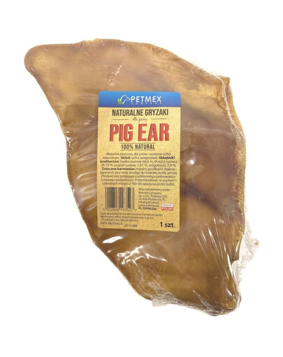 Ucho wieprzowe 1szt. naturalny gryzak dla psa
