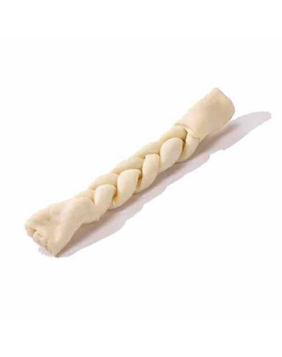 MACED Kausnack aus weißem Rindsleder  25 cm 1 St.