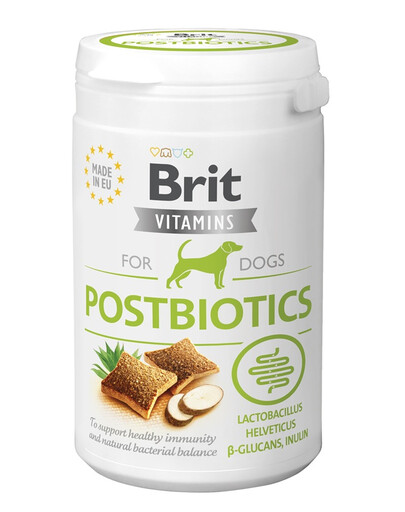 BRIT Vitamins Dog Postbiotic Ergänzungsfutter für Hunde zur Unterstützung der Verdauung 150 g