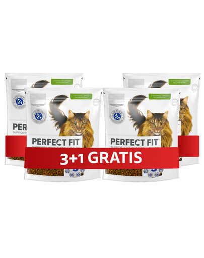 PERFECT FIT (Senior 7+) Reich an Huhn – Trockenfutter für ältere Katzen 4x750g
