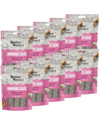 DOLINA NOTECI Smart Chews Immuno Care getrocknete Hundesnacks Immununterstützung 10x100g