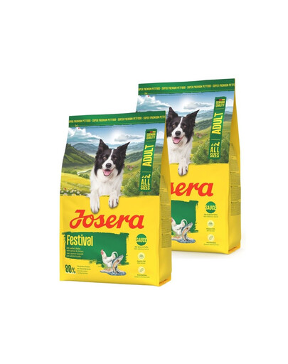 JOSERA Festival mit leckerer Soße für wählerische Hunde 2x3kg
