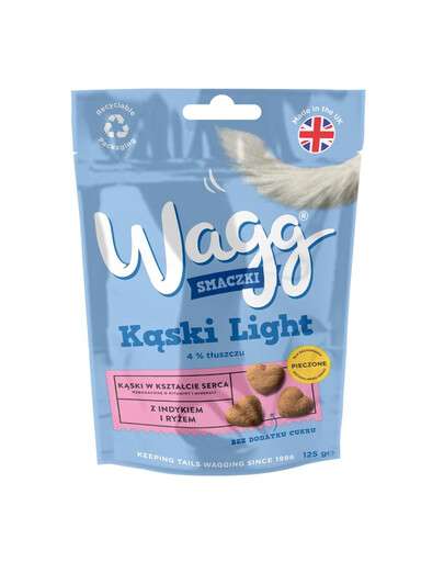 Wagg gebackene Snacks Light mit Truthahn und Reis für Hunde 125g