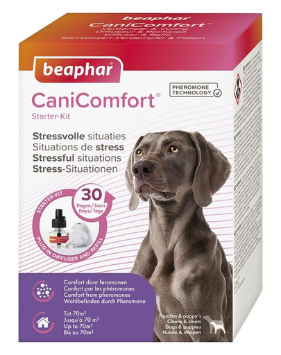 BEAPHAR CaniComfort Diffuser 48ml Diffusor mit Pheromonen für Hunde