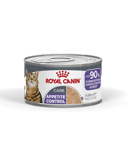 ROYAL CANIN Appetite Control Care AirLift Nassfutter Mousse für adulte Katzen mit starkem Futterverlangen 12x85g