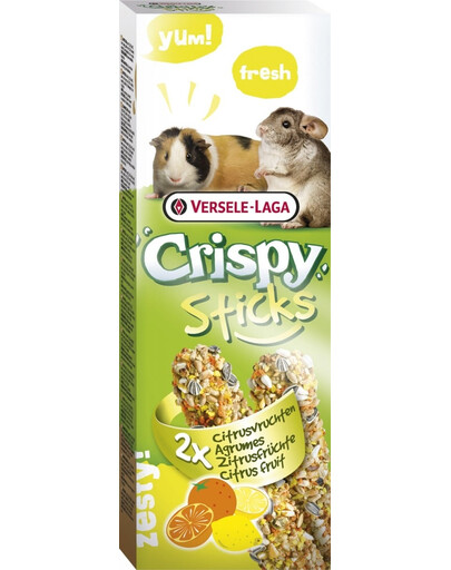 VERSELE-LAGA Kolben mit Zitrusfrüchten für Meerschweinchen oder Chinchillas 2 Stk