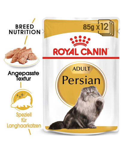 ROYAL CANIN Persian Adult Nassfutter Pastete für ausgewachsene Perserkatzen 48x85 g