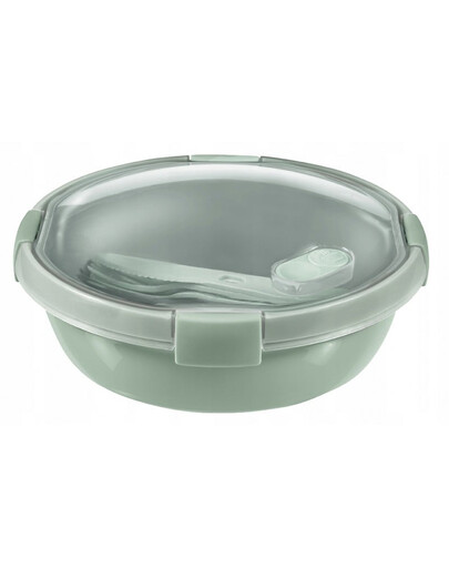 CURVER Lunch Smart Lunchbox mit Deckel und Besteck 1 L grün
