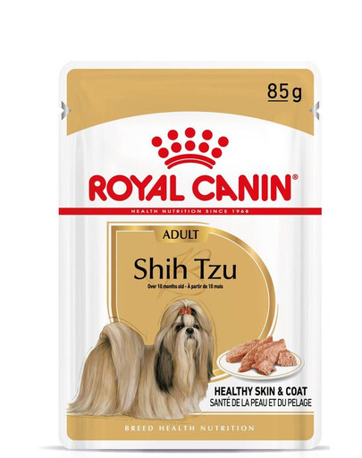ROYAL CANIN Shih Tzu Adult Nassfutter Stücke in Soße für adulte Shih Tzu 24 x 85 g