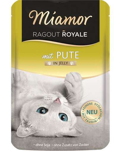 MIAMOR ragout royale Nassfutter mit Pute in Gelee 100g