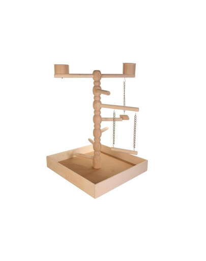 TRIXIE Holzspielplatz für Vögel 41×55×41 cm
