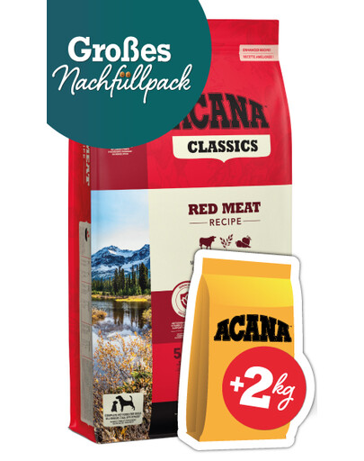 ACANA Classic Red Meat 14,5 kg + wkg karmy GRATIS! sucha karma dla psa