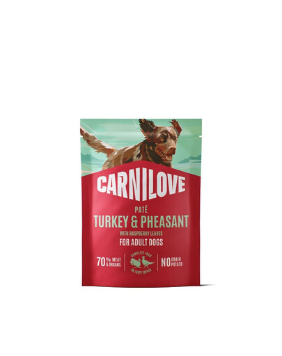 CARNILOVE Dog Pouch Turkey and Pheasant 300g karma mokra indyk i bażant dla dorosłych psów