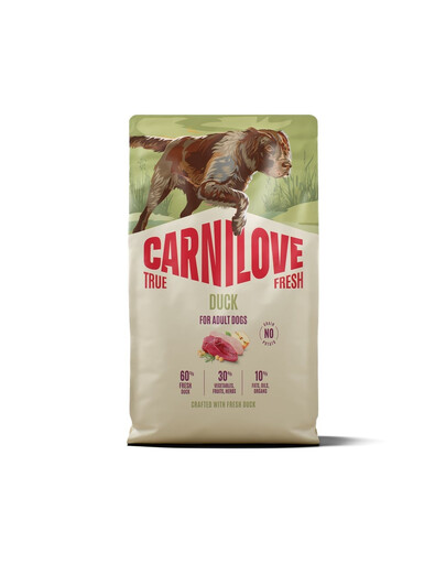 CARNILOVE True Fresh Dog Duck Adult 12 kg sucha karma ze świeżą kaczką dla dorosłych psów