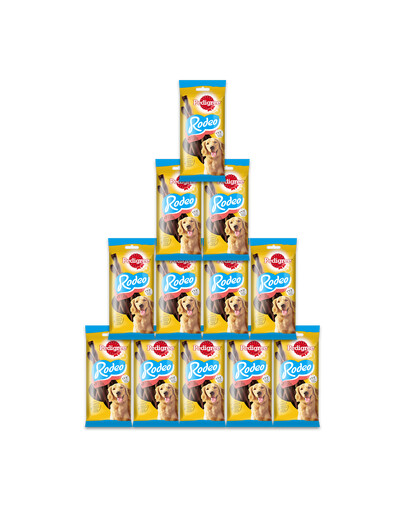 PEDIGREE Rodeo Snacks mit Rind für Hunde 12 x 122 g
