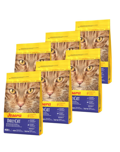 JOSERA Daily Cat 6x400 g bezzbożowa karma dla dorosłych kotów