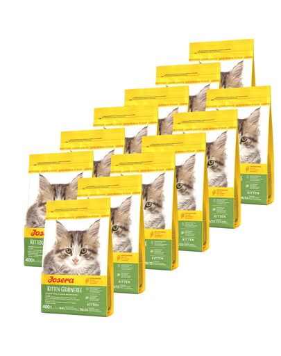 JOSERA Kitten GrainFree Sucha karma dla kociąt 12x400 g