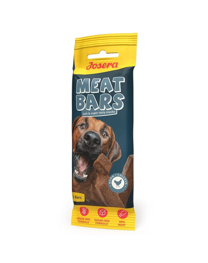 JOSERA Meat Bars Chicken suszone przysmaki z kurczakiem w formie batoników 24x40g