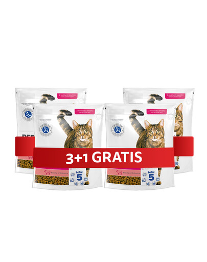 PERFECT FIT (Active 1+) Reich an Rindfleisch – Trockenfutter für Katzen 4 x 750 g
