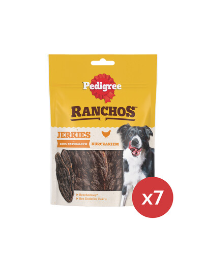 PEDIGREE Ranchos Originals Ergänzungsfuttermittel mit Huhn für Hunde 7 x 70g