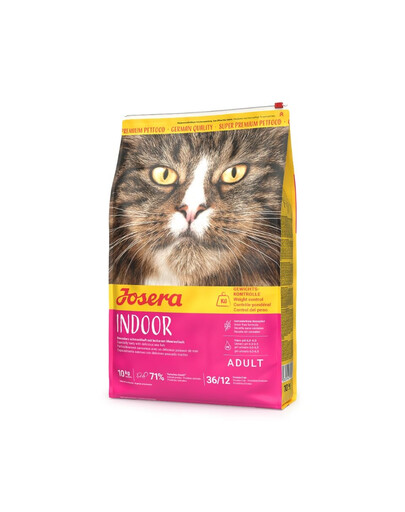 JOSERA Indoor getreidefreies Futter für kastrierte Katzen und Wohnungskatzen 10 kg