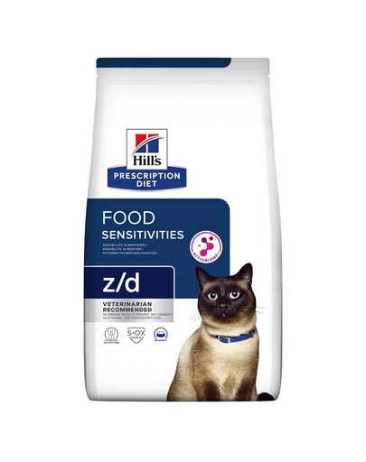 HILL'S Prescription Diet z/d Food Sensitivities Activ Biome für Katzen mit empfindlichem Verdauungssystem 6 kg