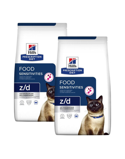HILL'S Prescription Diet z/d Food Sensitivities Activ Biome für Katzen mit empfindlichem Verdauungssystem 2x6kg