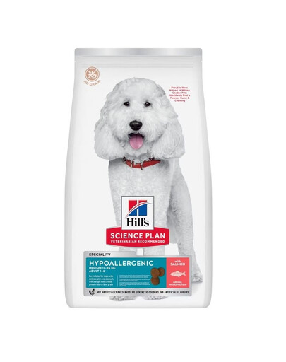 HILL'S Science Plan Canine Adult Medium Hypoallergenic Salmon mit Lachs für adulte Hunde mittelgroßer Rassen 6 kg