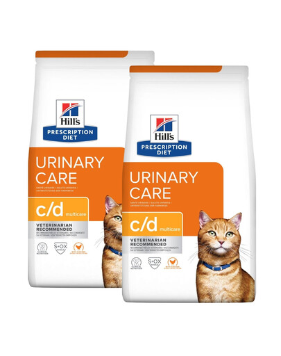 HILL'S Prescripition Diet Feline Urinary Care c/d Multicare für empfindliche Harnwege 2x8 kg