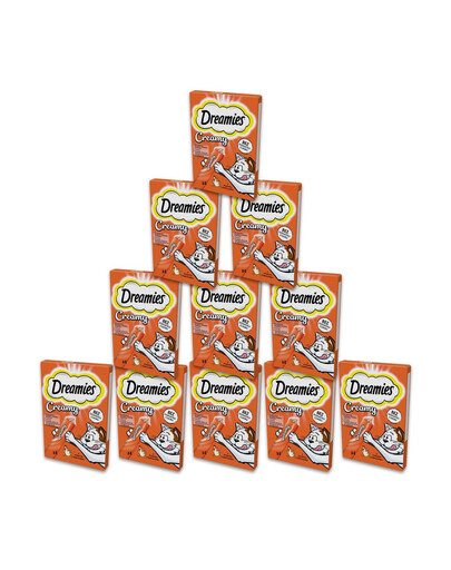 DREAMIES cremige Snacks mit Huhn für Katzen 44x10 g