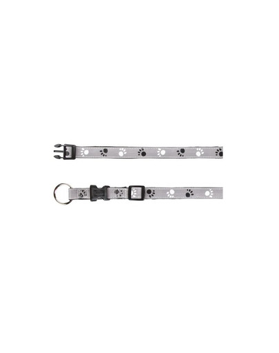 TRIXIE Silver Reflect Halsband reflektierend (S-M) 30-45 cm / 15 mm