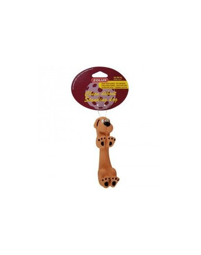 ZOLUX Hundespielzeug Modell Hund stehend Sonore Gummi 13 cm