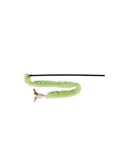 TRIXIE Spielangel mit Plüschband für Katze 48 cm