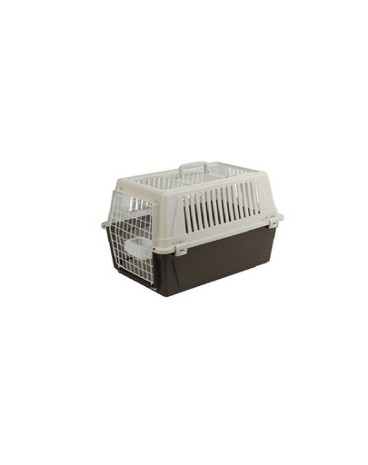 FERPLAST ATLAS 30 OPEN Transportboxen für Katzen und kleine Hunde mit aufklappbarem Dach 60 x 40 x 38 cm