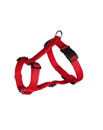 TRIXIE Classic H-Geschirr M-L 50-75 cm/20 mm rot