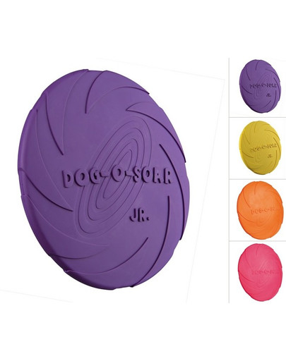 TRIXIE Dog Disc, Naturgummi, schwimmt ø 15 cm