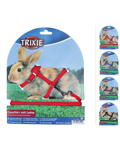 TRIXIE Kaninchengeschirr mit Leine
