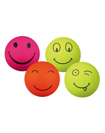 TRIXIE Sortiment Smileys, Moosgummi, schwimmt ø 6 cm / 4 St.