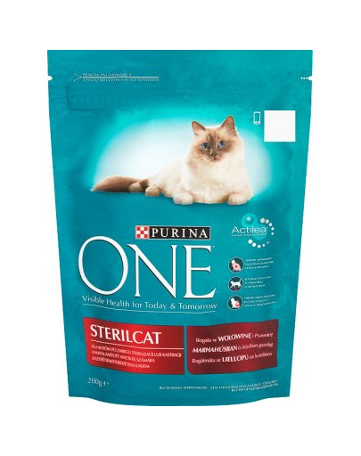 PURINA ONE STERILCAT Rindfleisch und Weizen reich 800g
