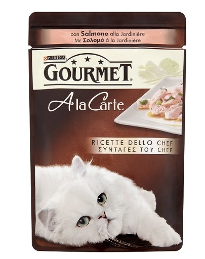 GOURMET A la Carte Lachs an feinem Gartengemüse 85 g
