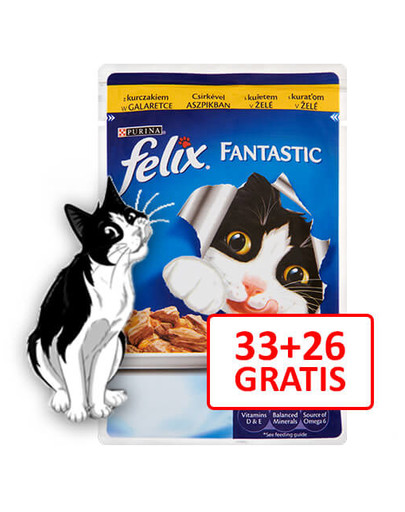 FELIX Fantastic mit Huhn 100g 33 + 26 Frei