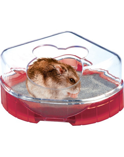 ZOLUX Toilettenhäuschen RodyLounge für Hamster und Nager rot
