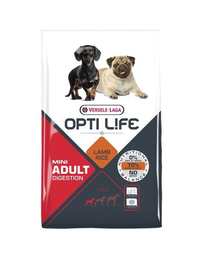 VERSELE-LAGA Adult Digestion Mini Für Kleine Rassen mit Empfindlichem Verdauungssystem 2,5 kg