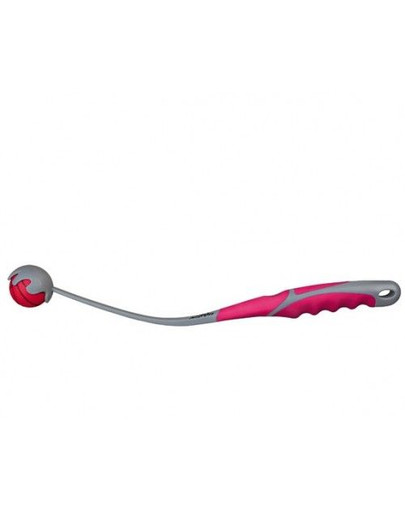 TRIXIE Ballschleuder mit Ball, Kunststoff/Moosgummi, schwimmt 40 cm/o 4.5 cm