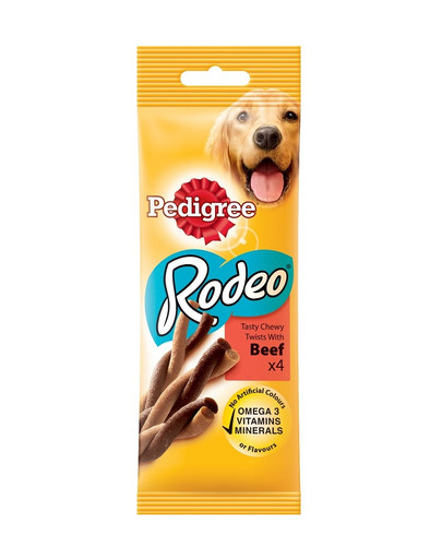 PEDIGREE Rodeo mit Rind 70g x20
