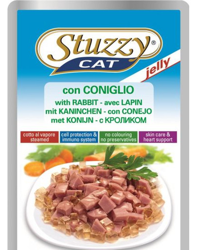 STUZZY CAT MIT KANINCHEN JELLY 100G