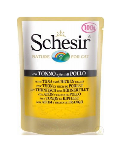 SCHESIR mit Thunfisch und Hühnerfilet 100G