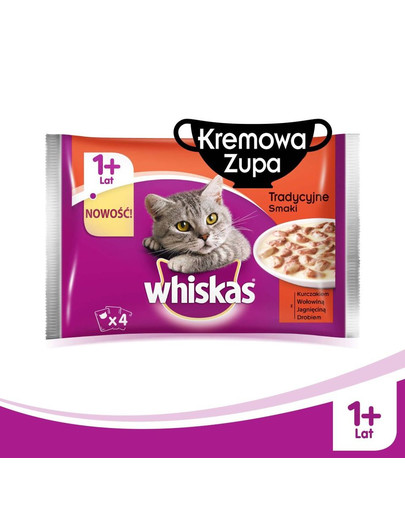 WHISKAS Traditionelle Rahmsuppe 52x85g